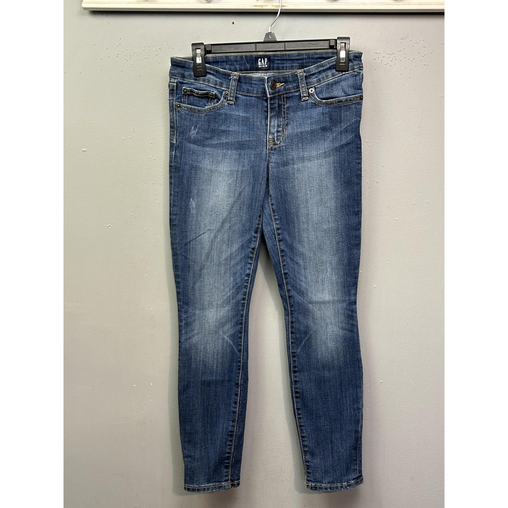 Gap Jegging Jeans Womens 25 Regular Blue Medium Wash Low Rise‎ Stretch Denim
